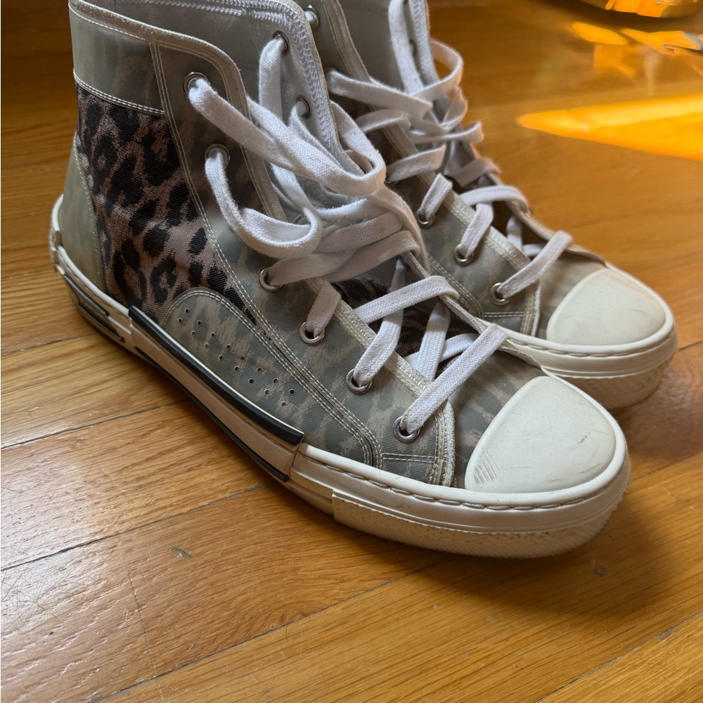 Dior B23 High-Top Sneakers – Leopard Print – Size [8 (41) MEN] - Picture 2 of 5